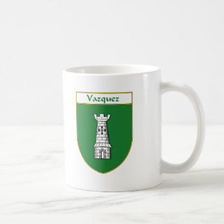 Vazquez vapensköld-/familjvapensköld kaffemugg