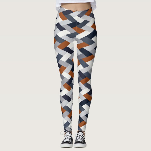 VB B för grundrotsgeometri Leggings (Framsida)