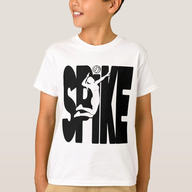 VB-SPIKE, svart T-shirt (Framsida)