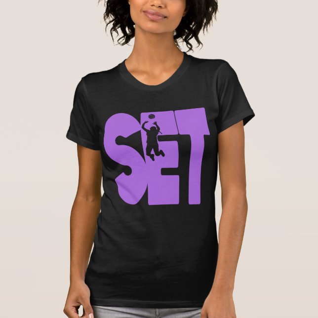 VB-UPPSÄTTNING, lavendel Tee Shirt (Framsida)