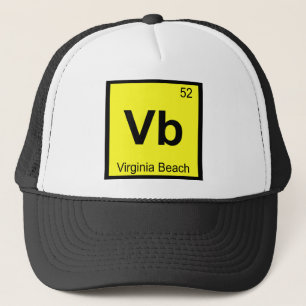 Vb - Virginia Beach City Chemistry Periodic Bord Truckerkeps