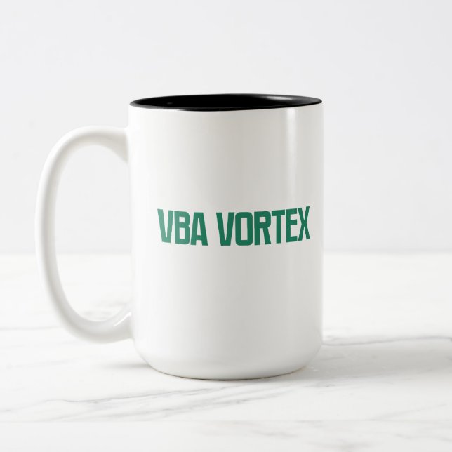 VBA Vortex | Excel-makroautomatiseringsexpert Desi Två-Tonad Mugg (Vänster)