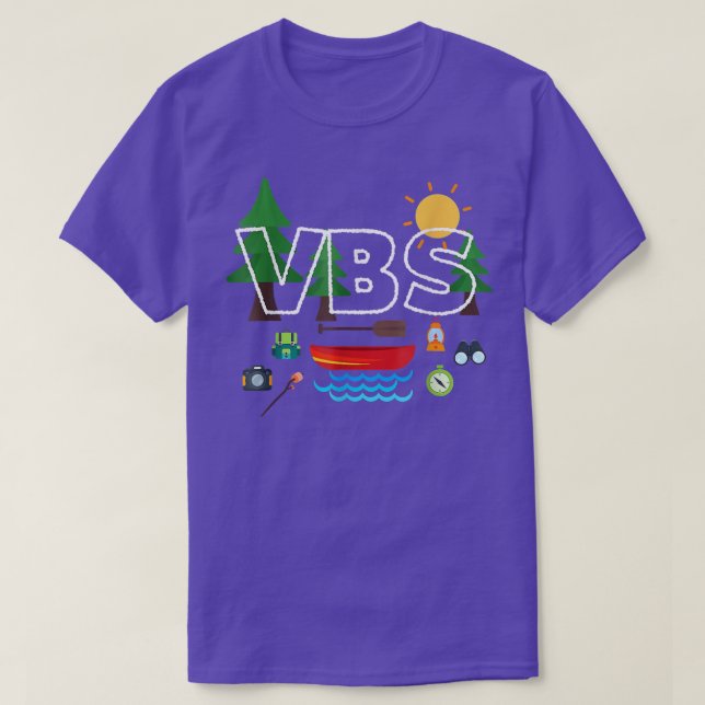 VBS Crew CapingVacation Bible School Camping T Shirt (Design framsida)