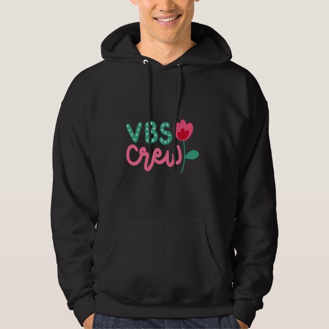 VBS Crew Faith-Based Gathering Söndag School Teach Hoodie (Framsida)