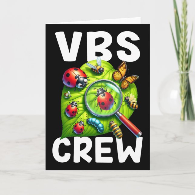 Vbs Crew Magnified Vbs 2025 Bibelskola  Kort (Framsida)