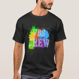 Vbs Crew Paint Splatter Vacation Bible School Appa T Shirt