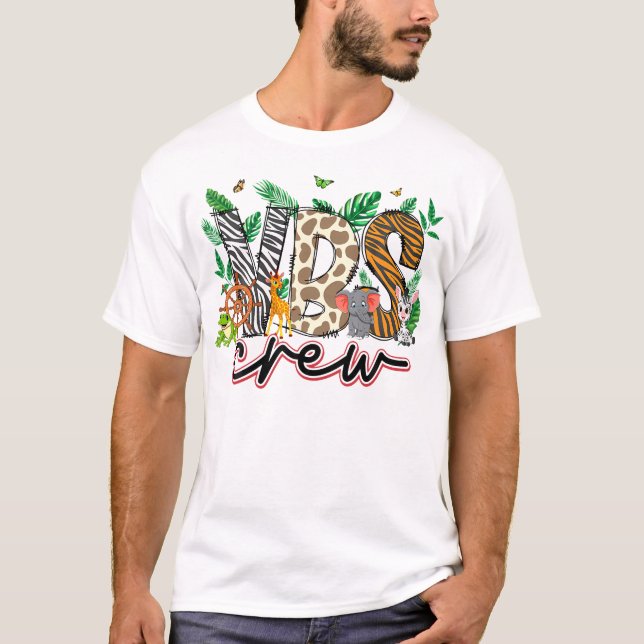 Vbs Crew Vbs 2024 Vacation Bible School Jungle Adv T Shirt (Framsida)