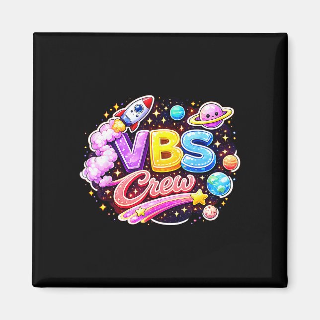 Vbs-grupp semester bibelskola trupp religiös magnet (Framsidan)