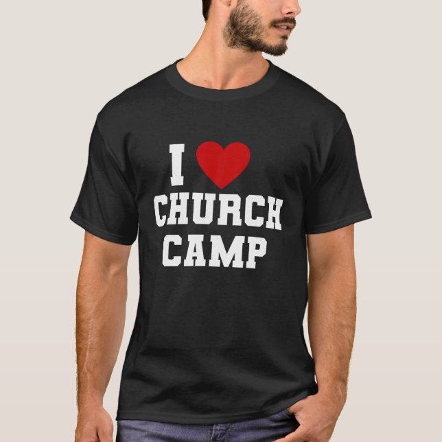 VBS I Kärlek Church Camp Christian Church Bible Sc T Shirt (Framsida)