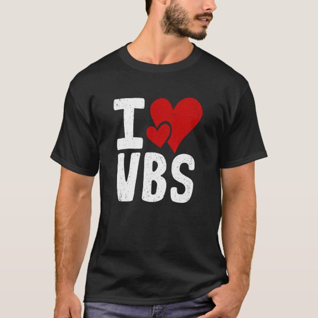VBS I Kärlek Vacation Bible School Christian VBS C T Shirt (Framsida)