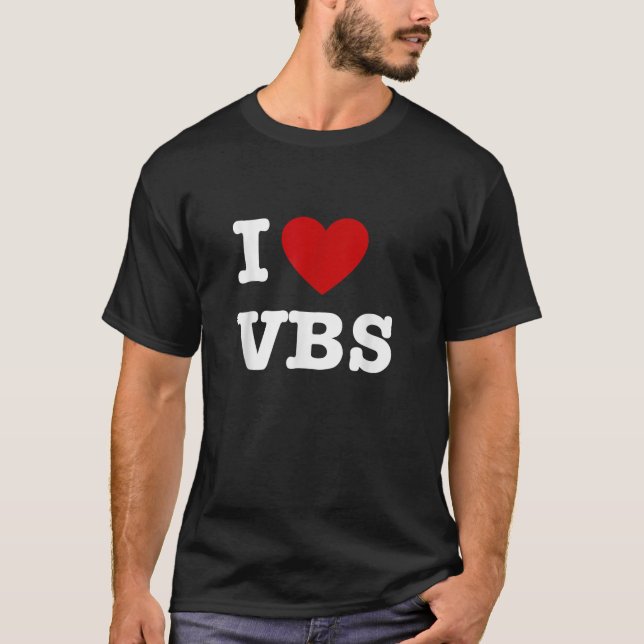 VBS I kärlek Vacation Bible School Christian VBS C T Shirt (Framsida)