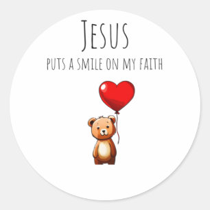VBS Jesus leker på mitt religiösa klistermärke
