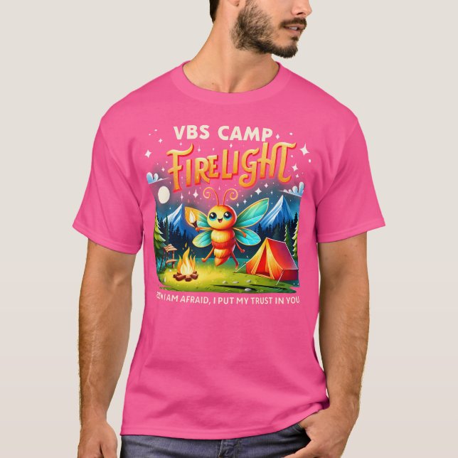 Vbs-lägets brandsläckning med Vacation Bible Schoo T Shirt (Framsida)