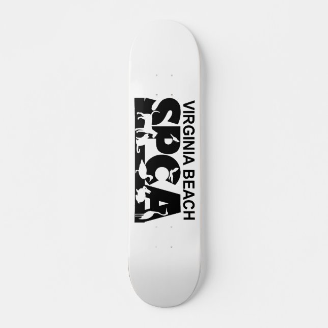 VBSPCA-logotypSkateboard Old School Skateboard Bräda 18 Cm (Framsida)