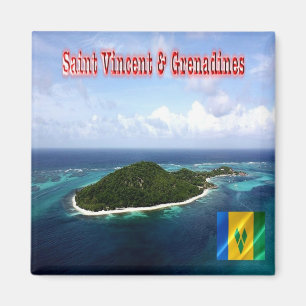 VC - Saint Vincent Grenadines Petit St Vincent Magnet