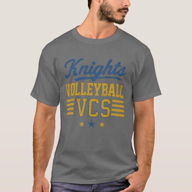 VCS Knight Volleyball 2025 T Shirt (Framsida)
