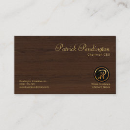 vd för korn för modern företags Minimalistbra Wood Visitkort