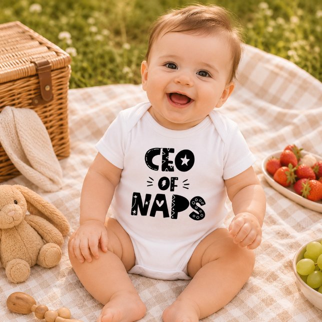 VD för Naps Cute Modern Baby Shower Present T Shirt (Skapare uppladdad)