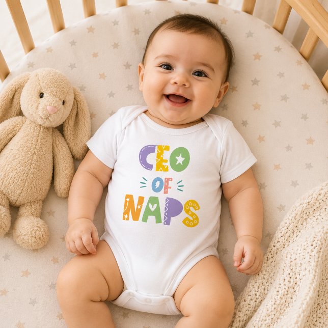 VD för Naps Cute Modern Baby Shower Present T Shirt (Skapare uppladdad)