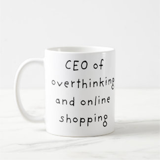 VD för rolig keramisk kaffemugg för överanalys
