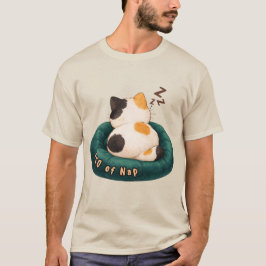 "VD för tupplur" Katt som sover på soffan T Shirt