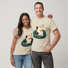 "VD för tupplur" Katt som sover på soffan T Shirt