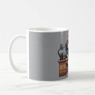 VD (Katt Verkställande Direktör) - Rolig Kontors K Kaffemugg