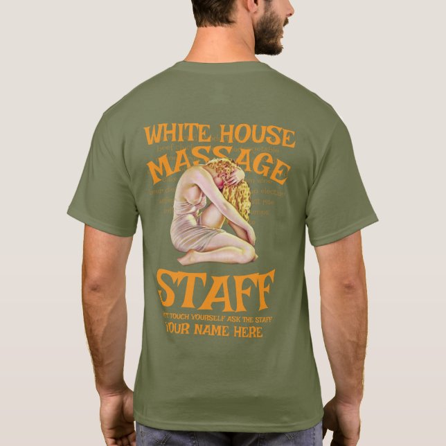 VD STD Golf Trump Atletisk Sport Tröja TSHIRTS T (Baksida)