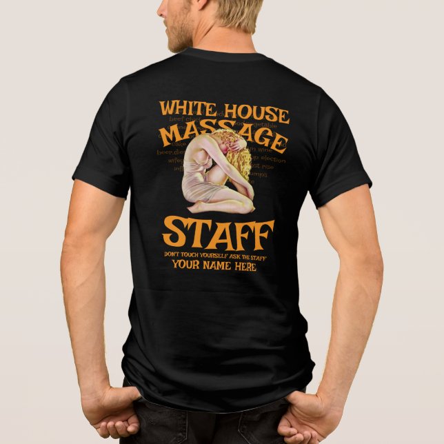 VD STD MAGA Gör Amerika Stort Igen POTUS T-Shirt X (Baksida)