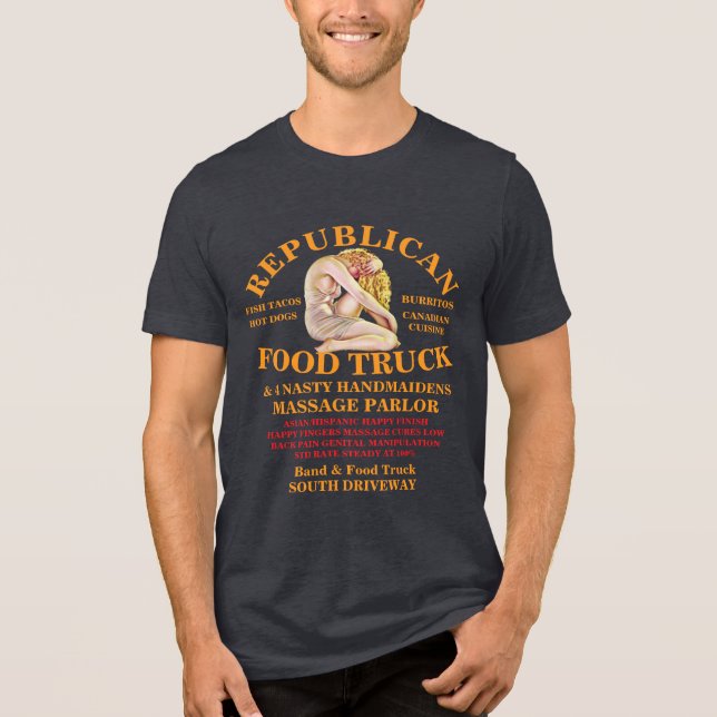 VD STD Trump Drive Through Muta Fönster TSHIRTS T (Framsida)