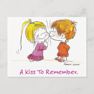 VDA-001 First Kiss Vykort