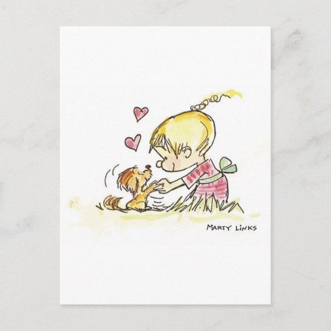 VDA-006 Doggy Devotion Vykort (Framsida)