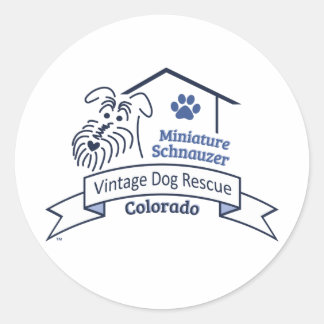 VDR-Logotyp - Stickers Runt Klistermärke