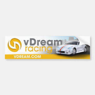 vDreambildekal (gult) Bildekal