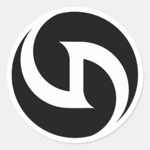 vDreamlogotypklistermärke Runt Klistermärke