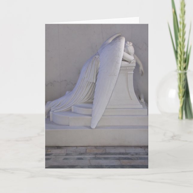 Ve aldrig Ensam Angel Card (sidovy) Kort (Framsida)