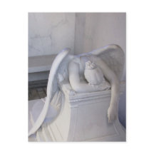 Ve aldrig Ensam Angel Postcard (vykort för framsid