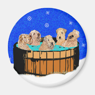 VEATEN TERRIERS I HETT TUB MAGNET