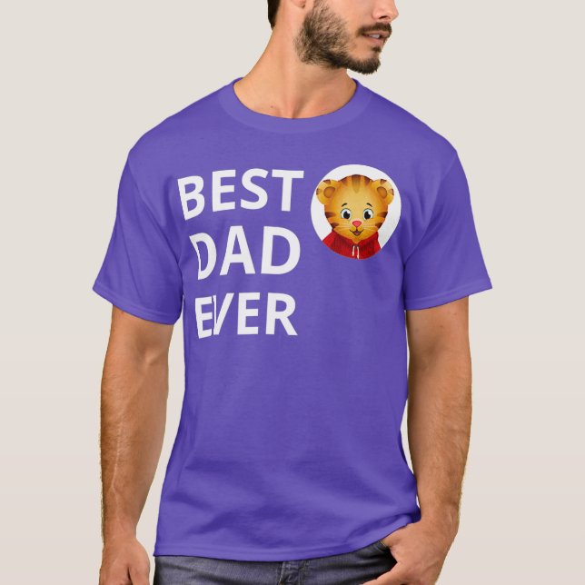 Vebyhogh Daniel Tiger Best Pappa Now Pappor T Shirt (Framsida)