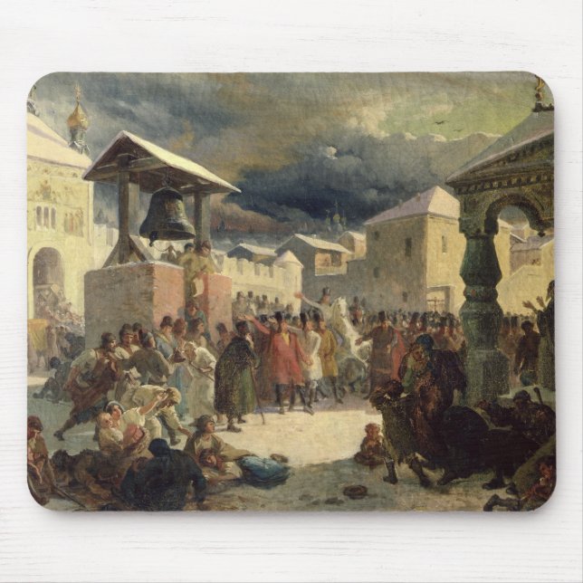 Vechen i republiken av Novgorod, 1861 Musmatta (Framsidan)