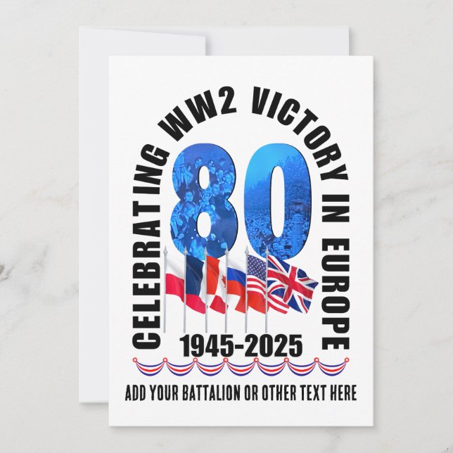 VECKA2:s 80-årsjubileum i Europa Inbjudningar (Framsida)