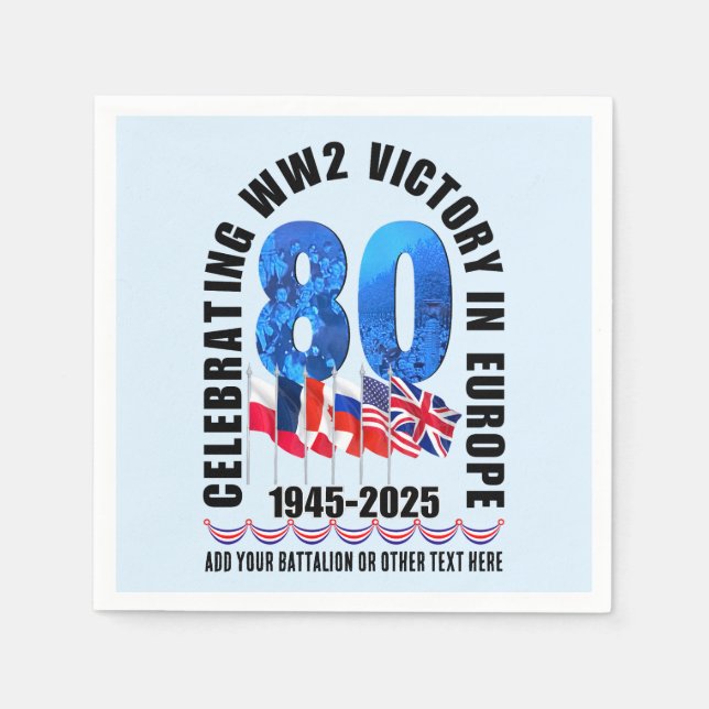 VECKA2:s 80-årsjubileum i Europa Pappersservett (Framsidan)