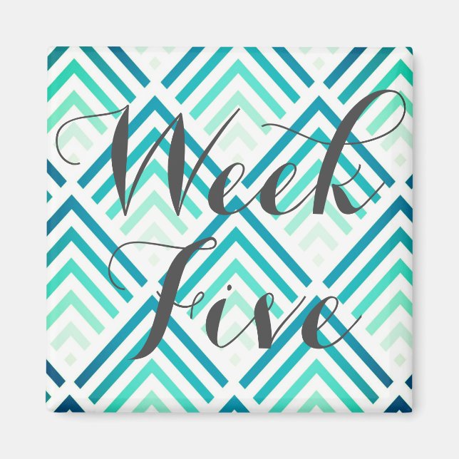 Vecka fem magnet (Framsidan)