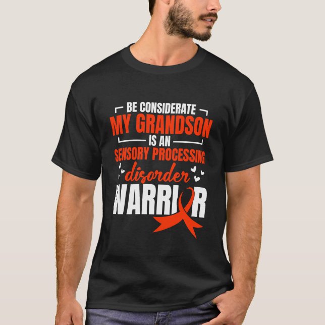 Vecka för medvetenhet om sensorisk bearbetningsstö t shirt (Framsida)