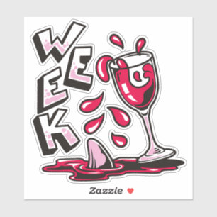 VECKA FÖR SHARK DYSPHORIA KLISTERMÄRKEN