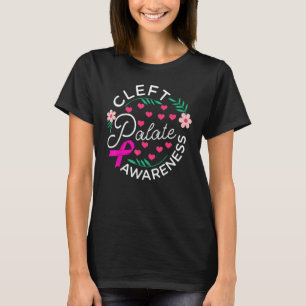 Vecka för vänstra läppar och Palate Awareness Smil T Shirt