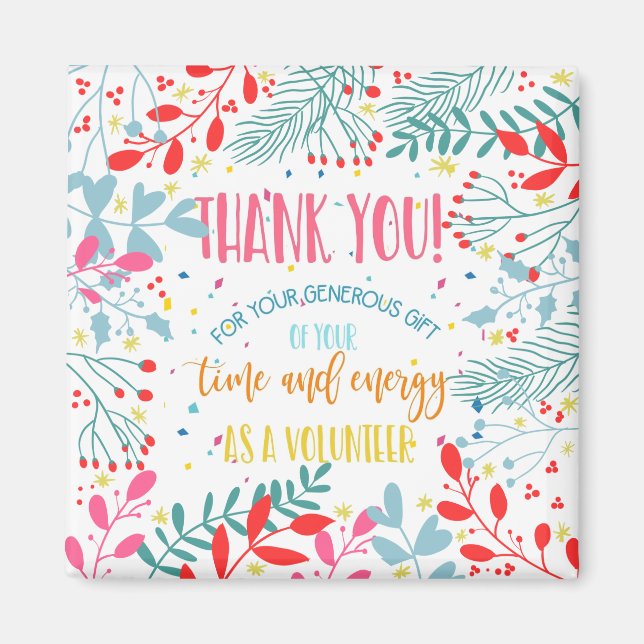 vecka för volontärbedömning magnet (Framsidan)