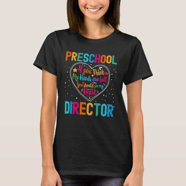 Vecka med förhandsbedömning av förskoledirektören  t shirt (Framsida)