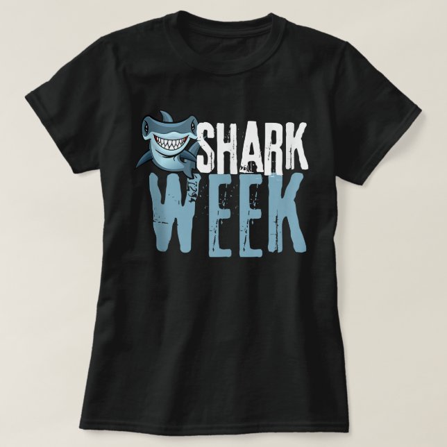 Vecka på Tanktopet Shark T Shirt (Design framsida)