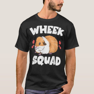 Vecka Squad Cute Guinea Gris Älskare Animal5561 T Shirt